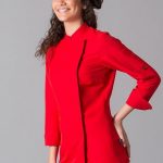 chaqueta-cocina-unisex-manga-larga-colores-rojo-mujer